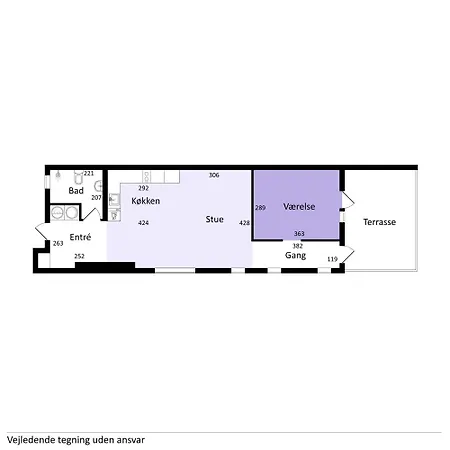 Come 2-personers Lejlighed Med Egen Terrasse Apartment Copenhagen
